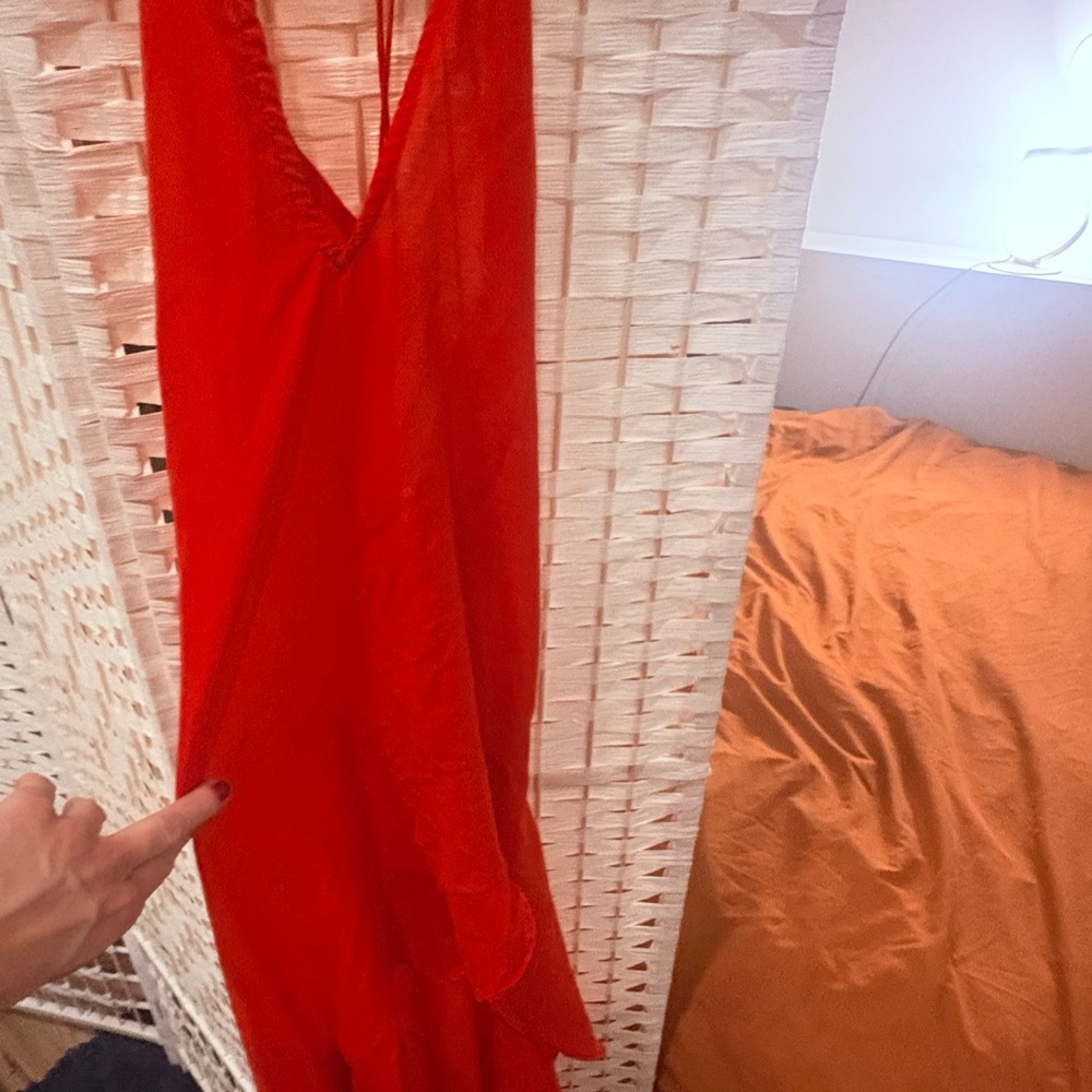 ASOS Red Backless Dress - Picture 6 of 8